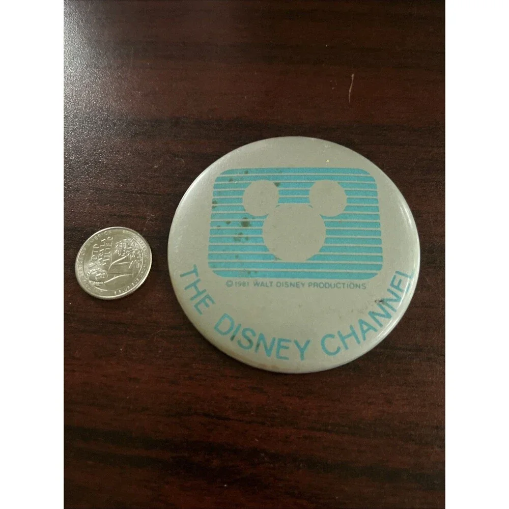 The‎ Disney Channel 1981 Button Pin